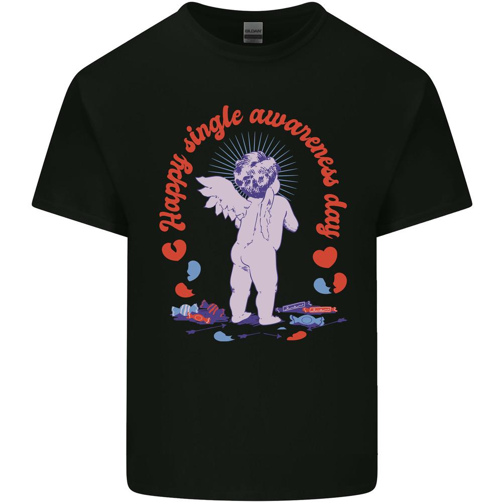 Happy Single Awareness Day Mens Light Cotton T-Shirt Unisex T-Shirt L