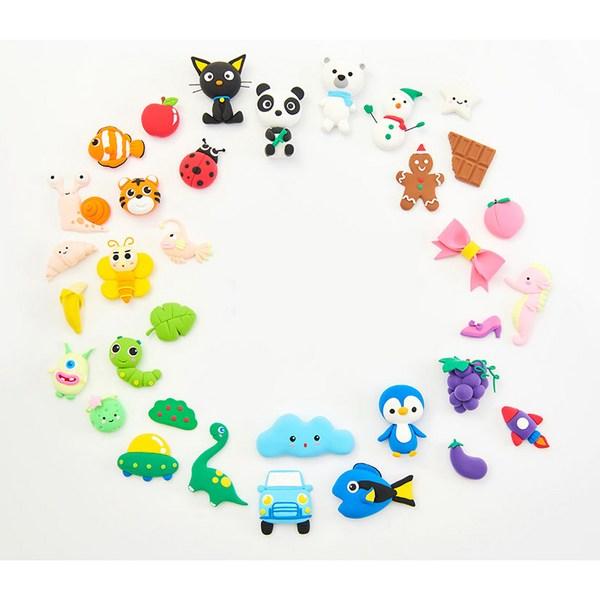 Amos Tangtang iClay Kids 2, Clay (white, Yellow, Red, Blue, Black), iForm (pink, Yellow, Light Green), Korean Toy Supplies