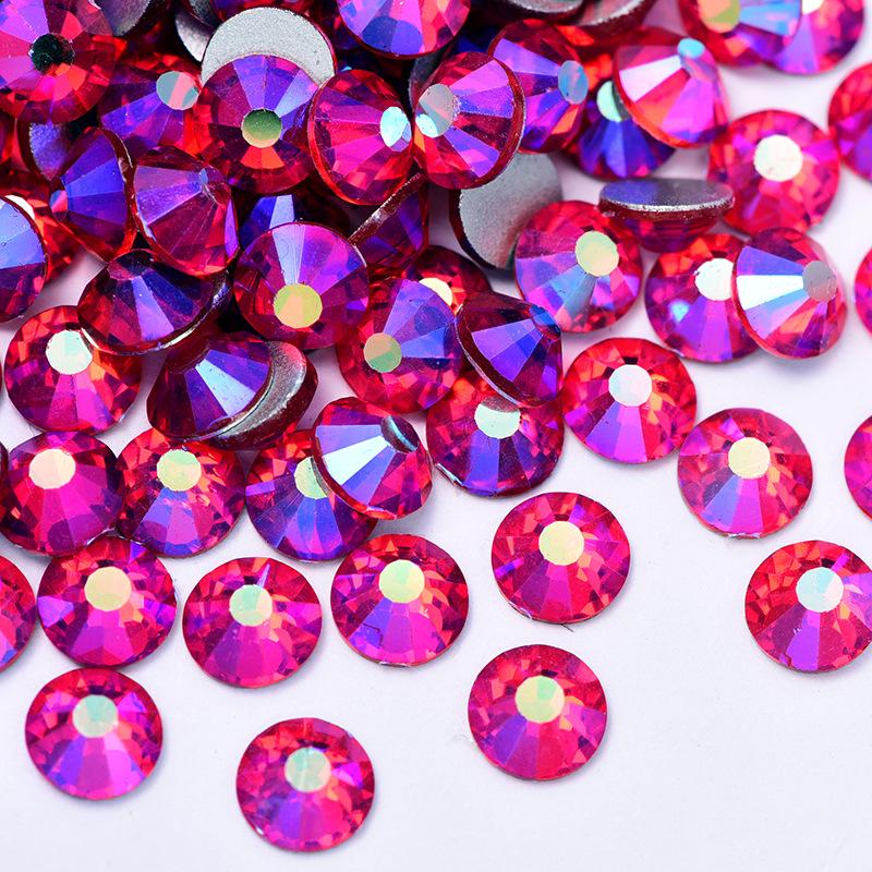 Nail Art Rhinestone Crystal Glass Accessories Diy Flat-Bottomed Drill, Mobile Phone Case Colorful Guomao A Diamond Accessories Accessories Accessories