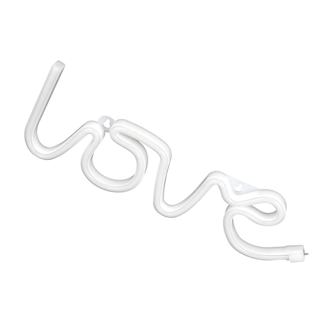 LOVE Neon Sign USB/Battery Powered Neon Lamp for Christmas Party Wedding Decoration Warm Light