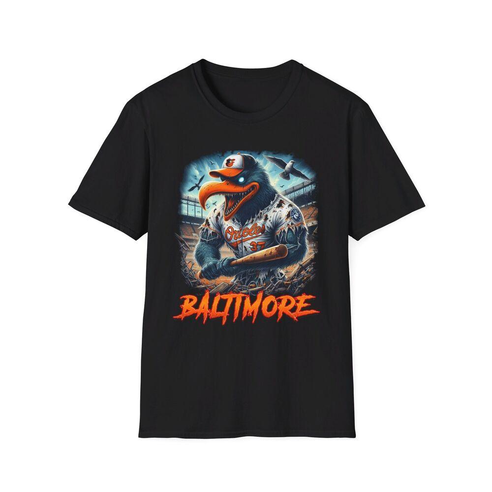 

Футболка Baltimore Orioles Horror Mashup - Ужасающе Уникальная Фан-Экипировка XL