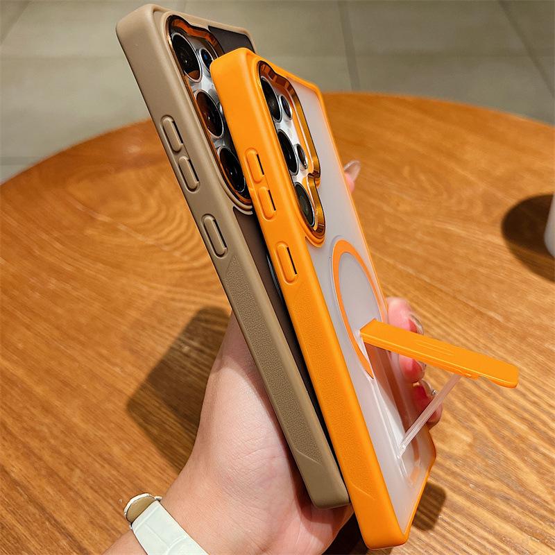 Invisible Magnetic Phone Case for Samsung S25 Ultra, Compatible with S24 FE/S23/S25 Plus