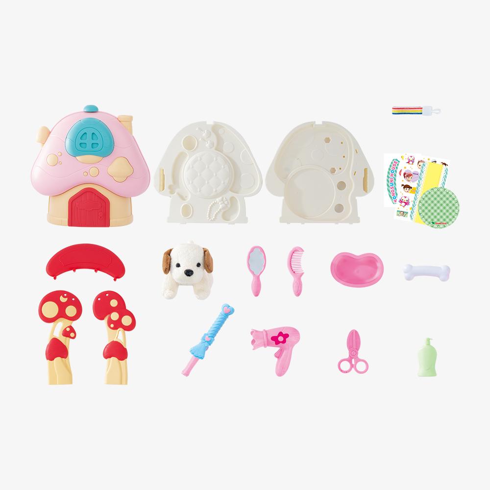 [young toys] Kongsooni's Enchanted Mushroom House Pet Grooming Salon Playset