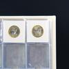 120-Grid Coin Collecting Book with 10 Pages Lightweight Coin Storage Case Organizer Holder Album for Collectors