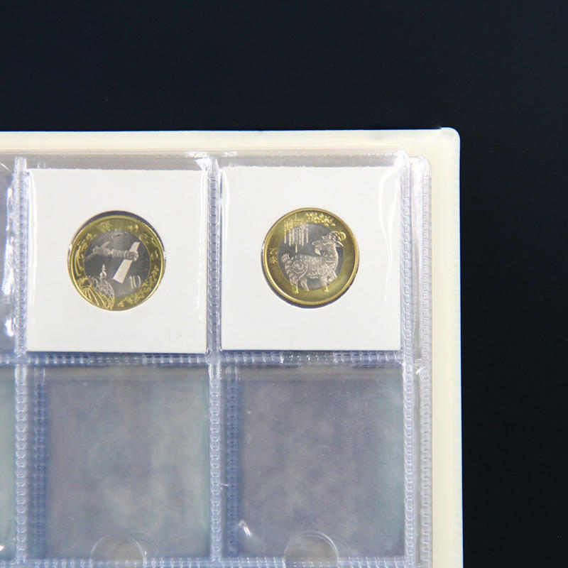120-Grid Coin Collecting Book with 10 Pages Lightweight Coin Storage Case Organizer Holder Album for Collectors