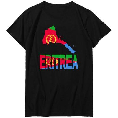 Eritrea Map Eritrean Flag Graphic T Shirts Cotton Short Sleeve T Shirt New Shirts And TShirts Tees Tops Mens Print T Shirt