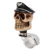 Skull Shape Steering Wheel Spinner 3cm Diameter Metal Resin Turn Knob Booster for Cars Trucks Tractors Boats