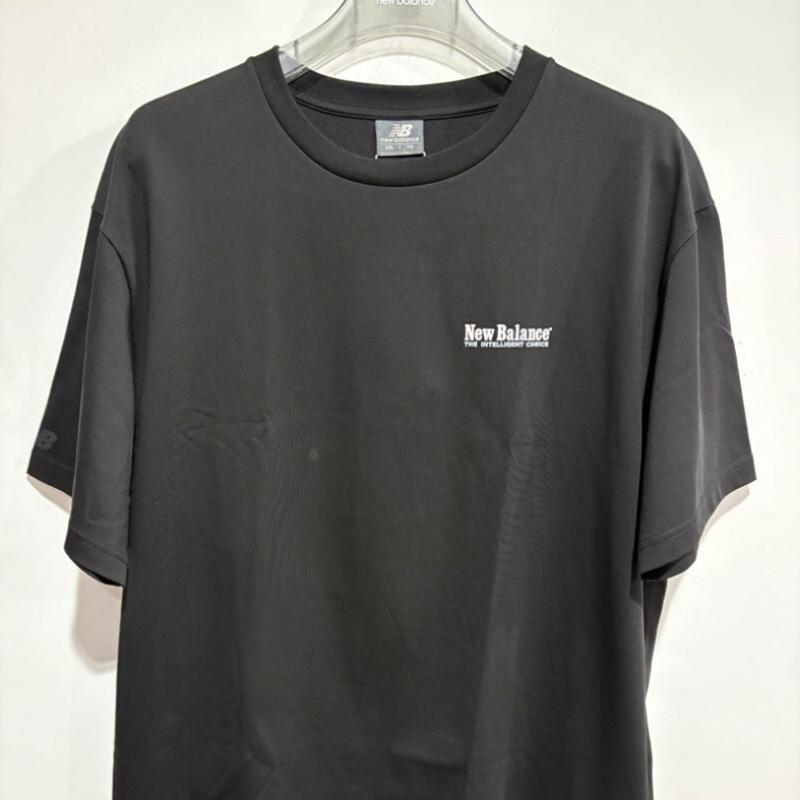 New Balance Uni Flying Boston Short Sleeve Tee Nbnef21313 Black