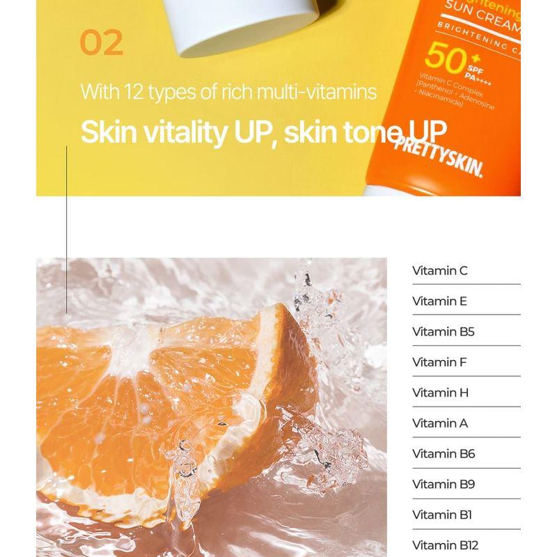 Schöne Haut - Die Pure Jeju-Mandarine Vita C Aufhellende 365 Sonnencreme