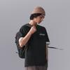 Li Ning CF Letter Round Neck Casual Sports Short Sleeve T-Shirt Men T-Shirts Black ATSU597-1