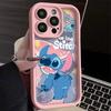 Cartoon doll Stitch is suitable for Apple 16promax mobile phone case iPhone14plus anti-drop 13 cute XR.