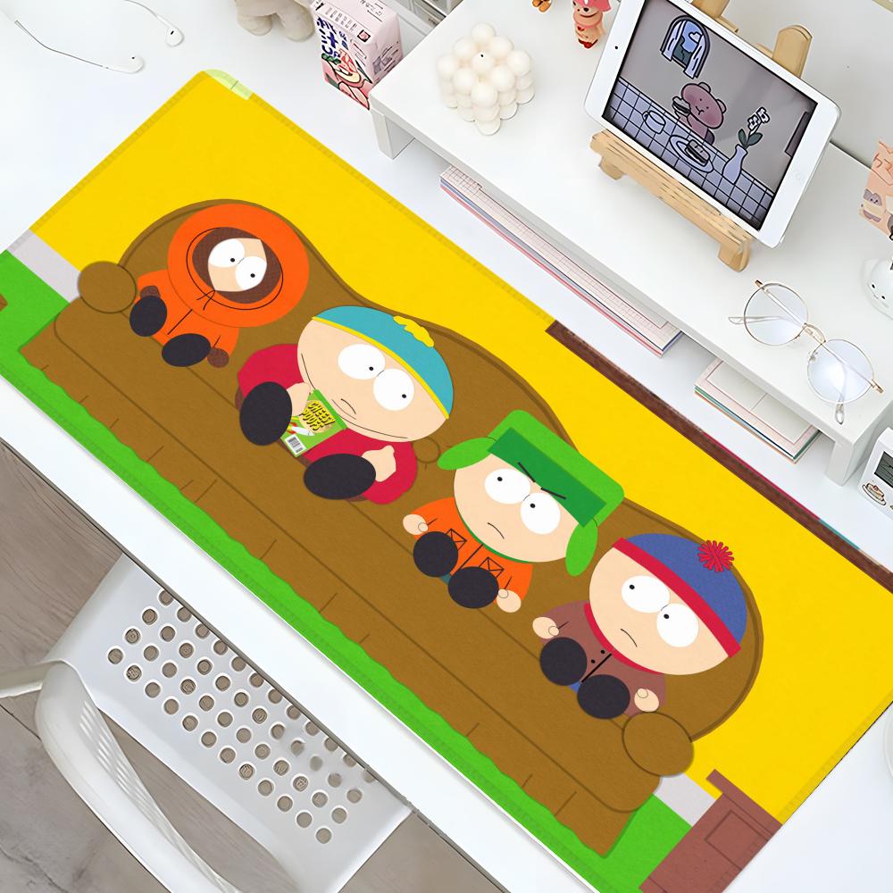 Tappetino Mouse TV S-SouthS P-ParkES Tappetino Mouse da Gioco Bordo Bloccato Grande per Computer Giocatore Grande in Gomma Tappetino Mouse Artistico Tappetino Fresco per Scrivania Laptop