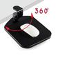 FUGEST Armrest Mouse Table Wrist Rest Clamp Type Rotation Hard Plastic Under Table Armrest Computer Desk 360°