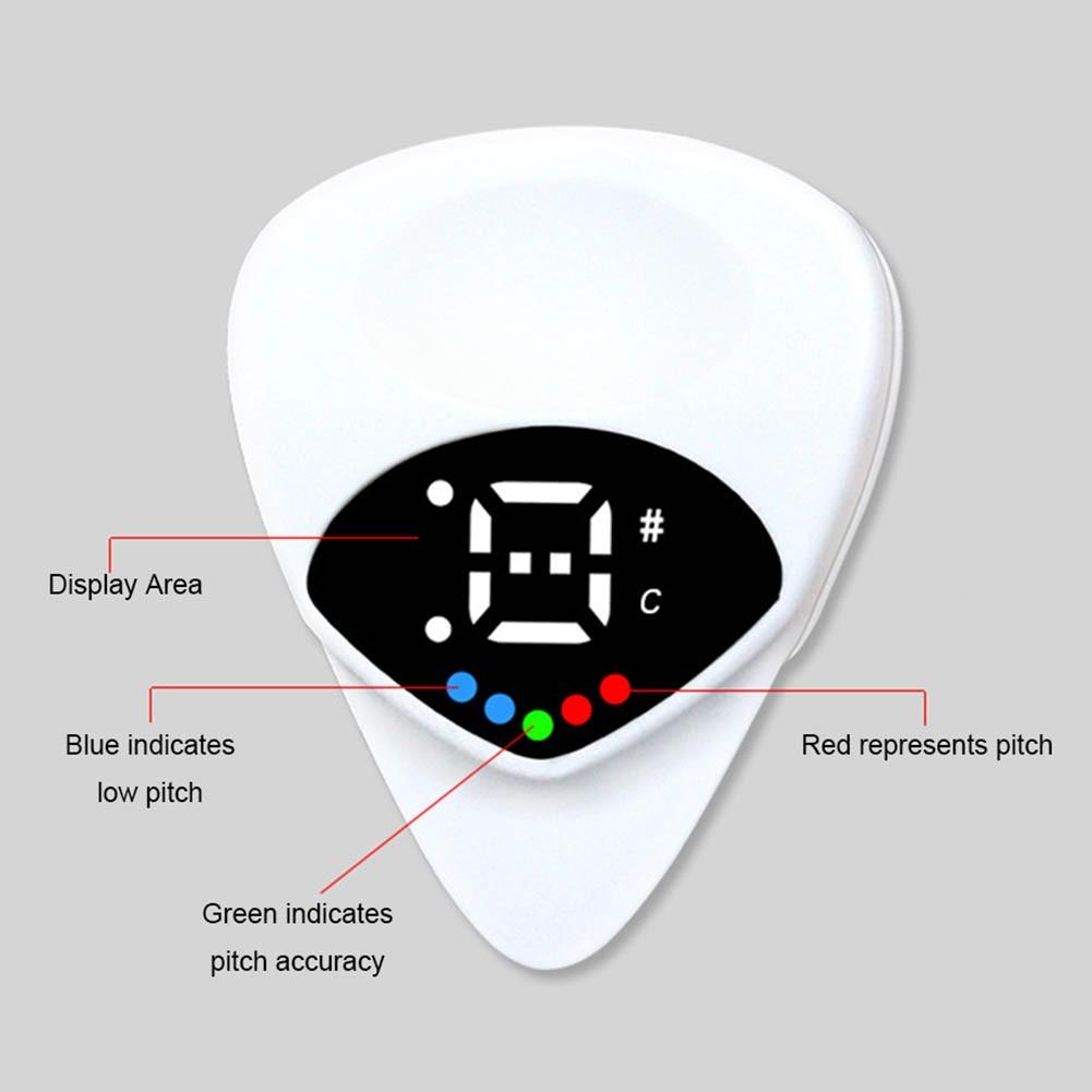

2 in 1 Guitar Pick Tuner for Acoustic Electric Bass Mandolin Instrument