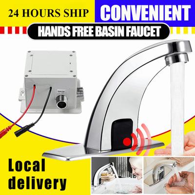 Sensor Faucet Basin Tap Bathroom Faucet Bathroom Sink Faucet Stainless Steel Faucet