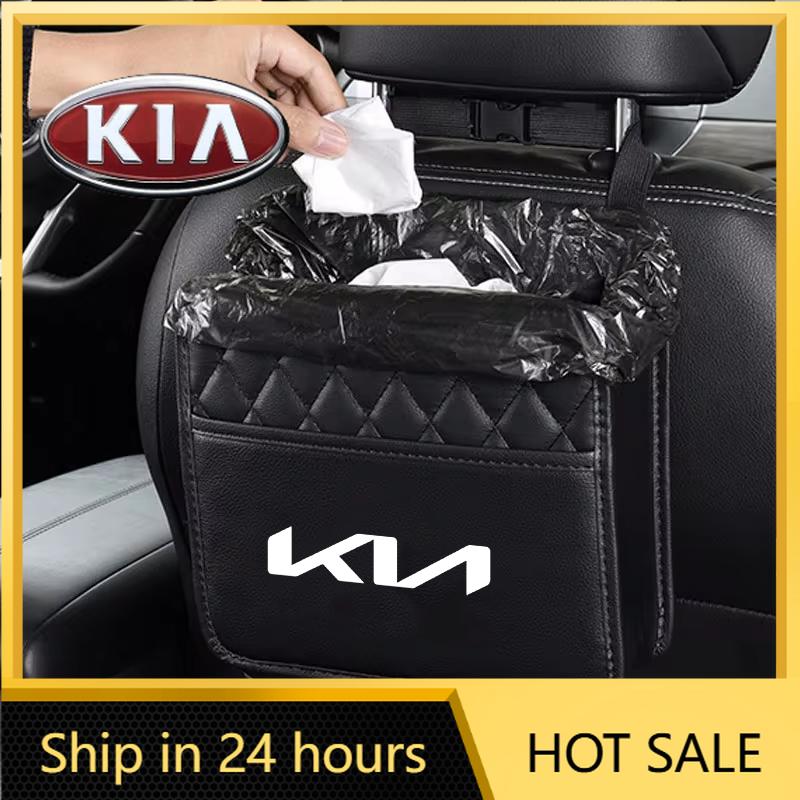 2026 Het Bilklistermärke Bil Baksäte Förvaringsväska Organizer Hängande Väska Låda Pappershandduk Telefonförvaring För Kia Rio 3 4 K2 K3 X-Line