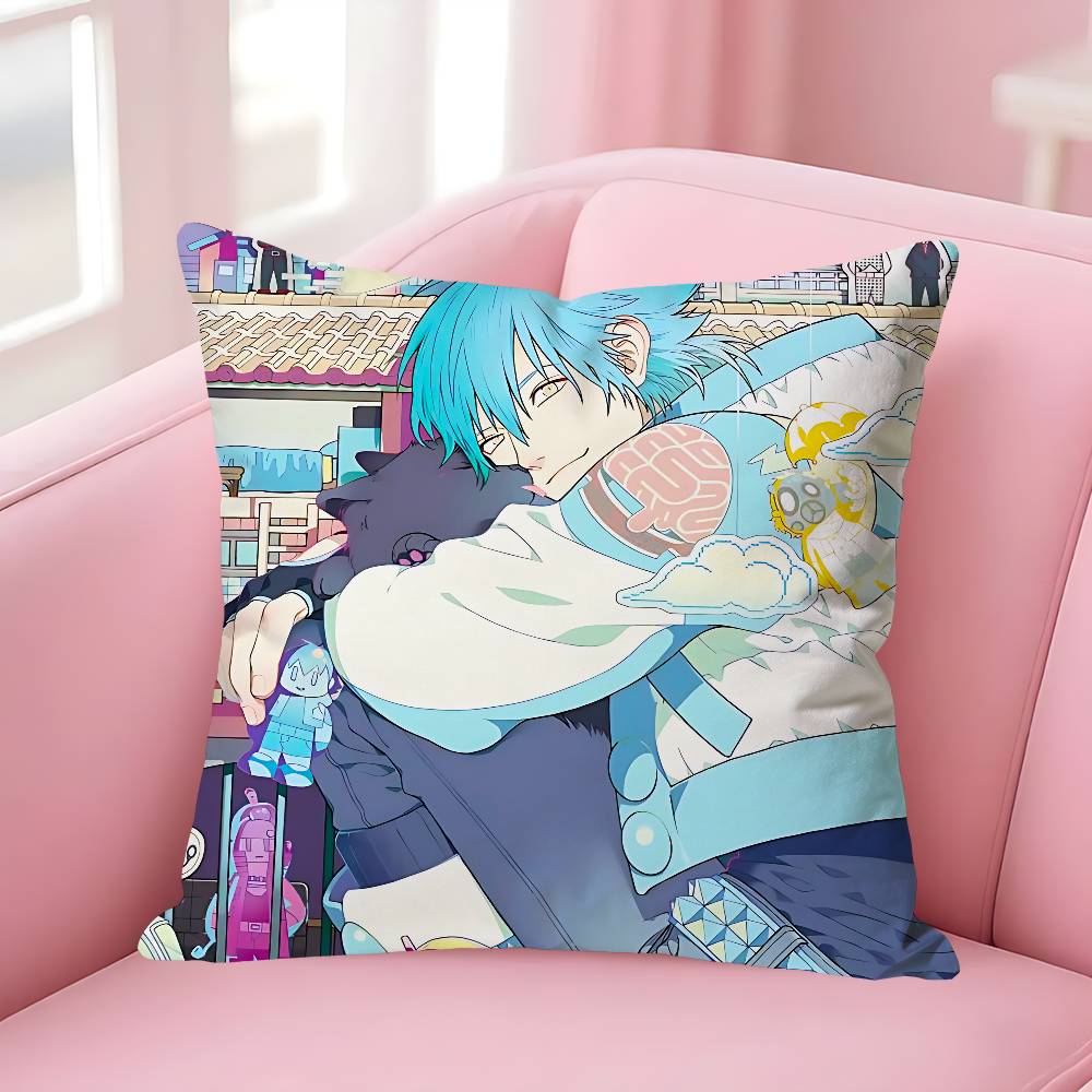 Chibi Aoba SSeragaki Kissenbezüge für Schlafzimmer Wohnzimmer Sofa Heimdeko Polyester Kissenbezug mit Reißverschluss
