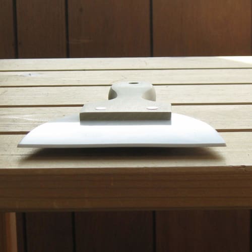 Shimotori Manufacturing Silicone Triangular Rubber Spatula, Large, Made in Japan, B-003