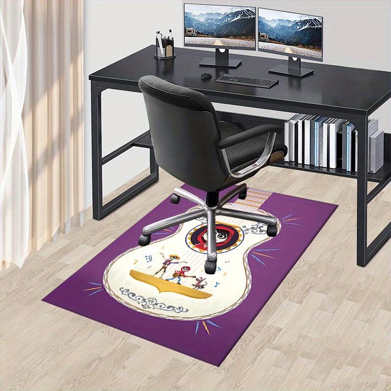 

Office Rug Guitar, Music theme 3D Printed Anti-Slip Rug-Machine Washable for Living Room 60cm by 90cm