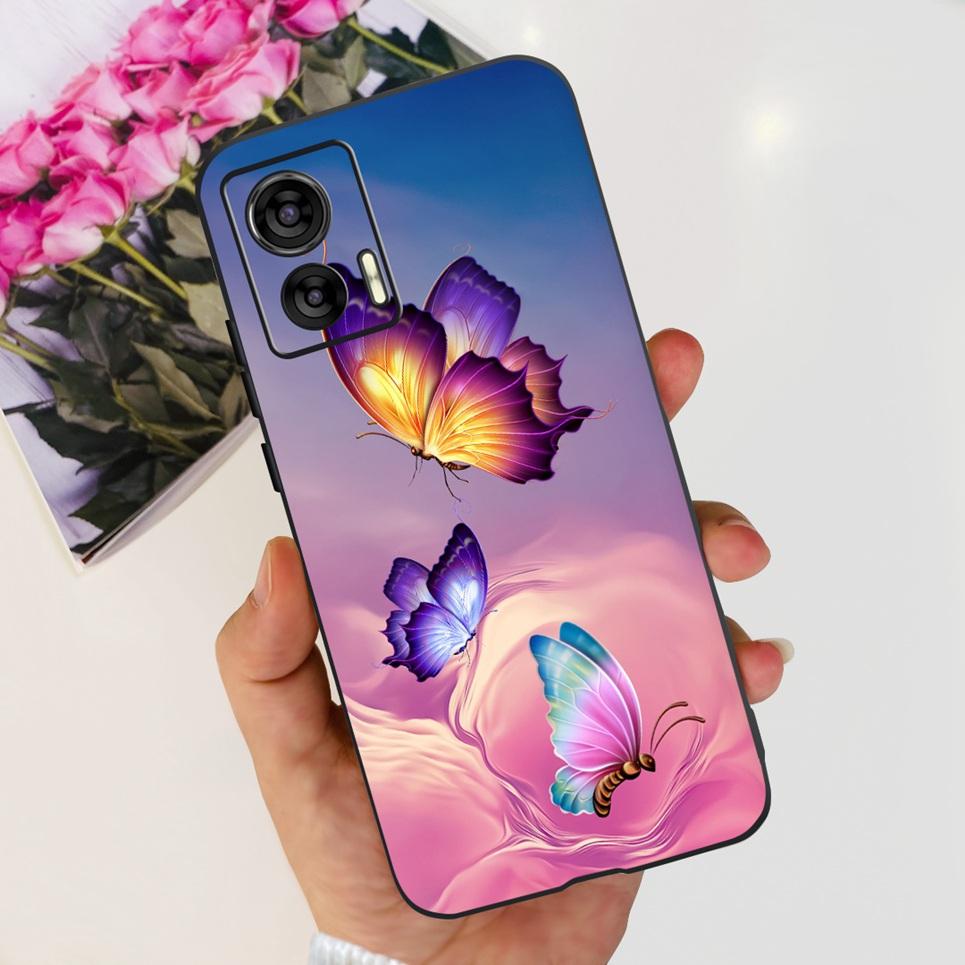 Per Motorola Edge 30 Neo / 30Lite / 30Pro 5G 4G Cover Posteriore Cartone Animato Stile Cool Animali Ragazza Morbido TPU Silicone Custodia per Telefono Paraurti