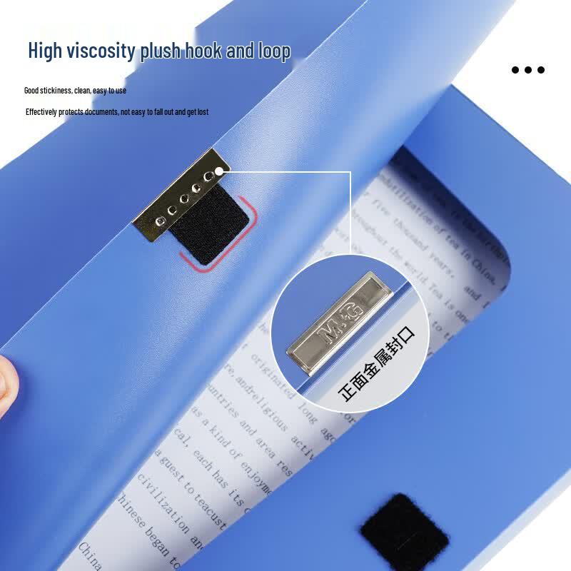 M&G A4 Thickened Velcro File Box