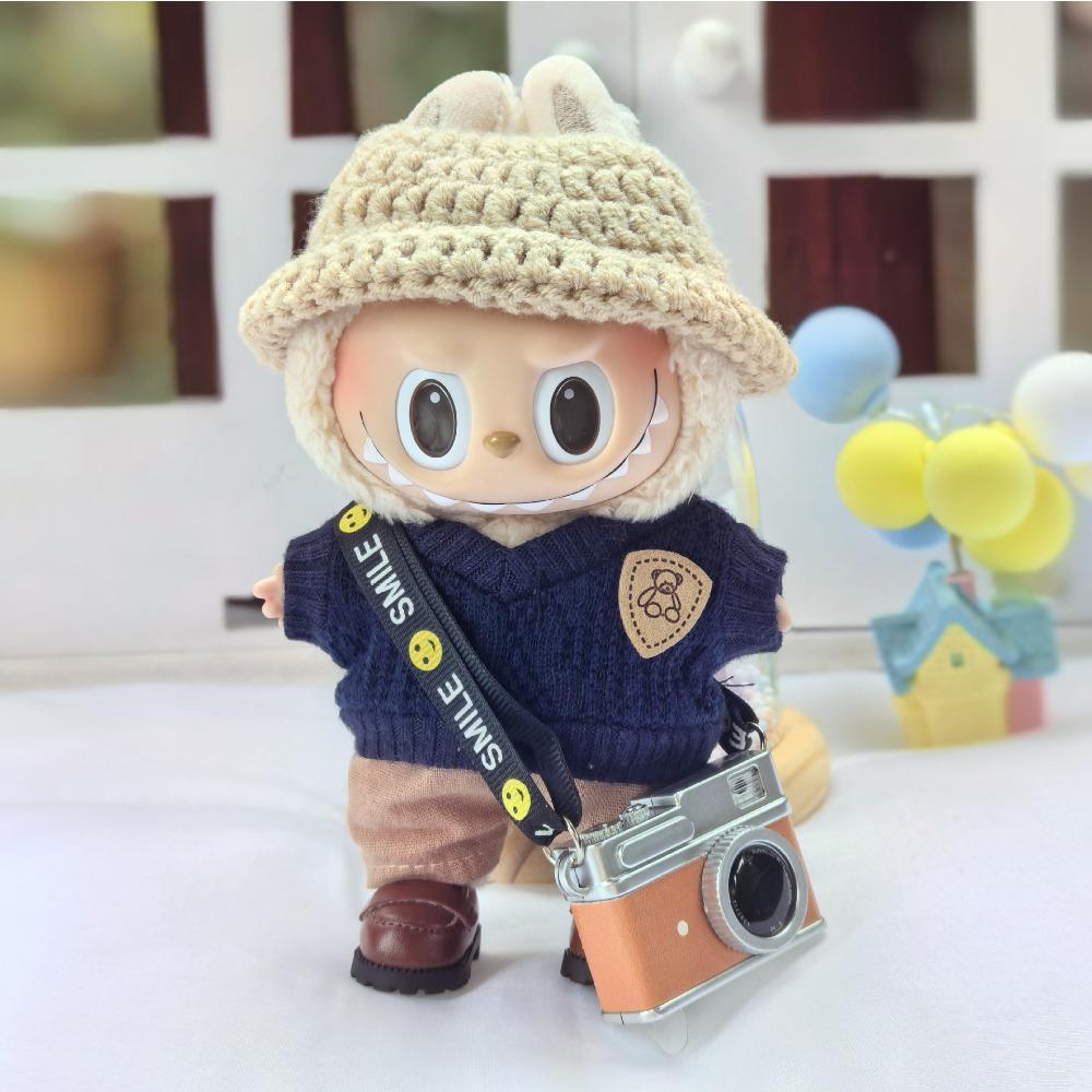 {Baby Clothes Only} 17CM Pendant Clothes Cute Knitted Sweater Set Doll Hat Doll