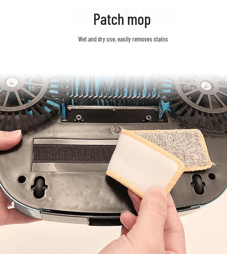 2-in-1 Mop and Broom Sweeper: Household Lazy, Push-Type Vacuum Cleaner