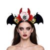 Gothic Halloween Skull Headband Dark Day of The Dead Hairband Skull Head Hair Hoop  Cosplay