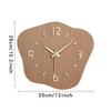 Wall Clock Irregular Clock Hanging Ornament Wall Decor for Dining Room Apartment