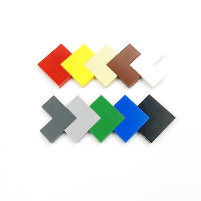 Compatibil Cu Piese Bloc de Construcție Particule Mici 14719 Placă Colț 2X2, Plan Colț, Suprafață Luminoasă Unghi Drept