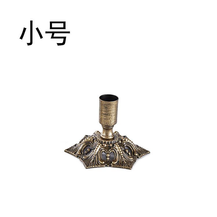 European Style Iron Candle Holders Style Wedding Candlesticks-Elegant Candle Holders for Reception Tables Luxury Prop Decor