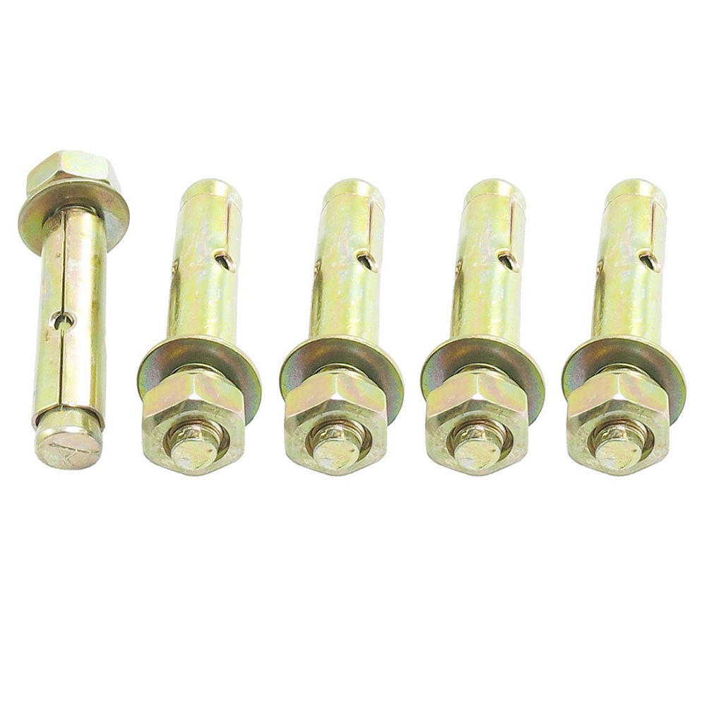 5 Piece Uxcell M8 Hex Nut Expansion Bolt Sleeve Anchors 70mm