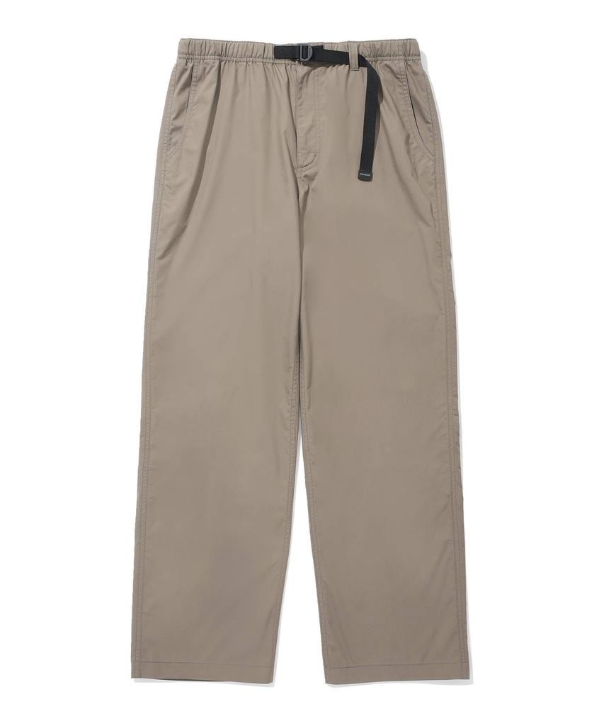 COVERNAT Chino Semi-Wide Buckle Pants Brown