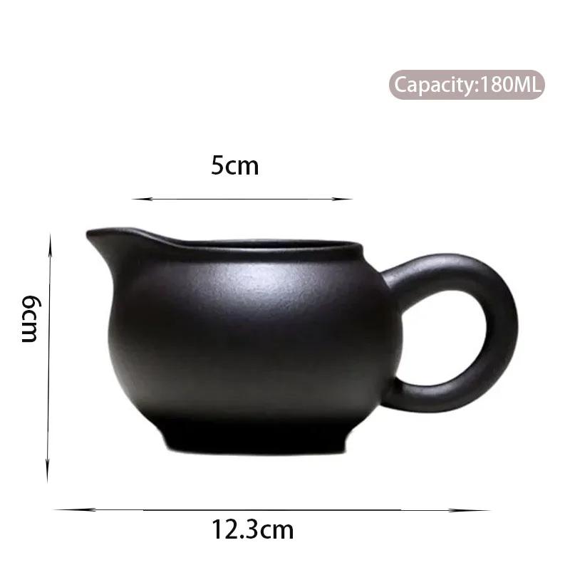

180ml Yixing Purple Fair CupClay with Filter Tea Sea Handmade Home Kung Fu Tea Set Accessories kitchenware 12.3x6cm 180ml