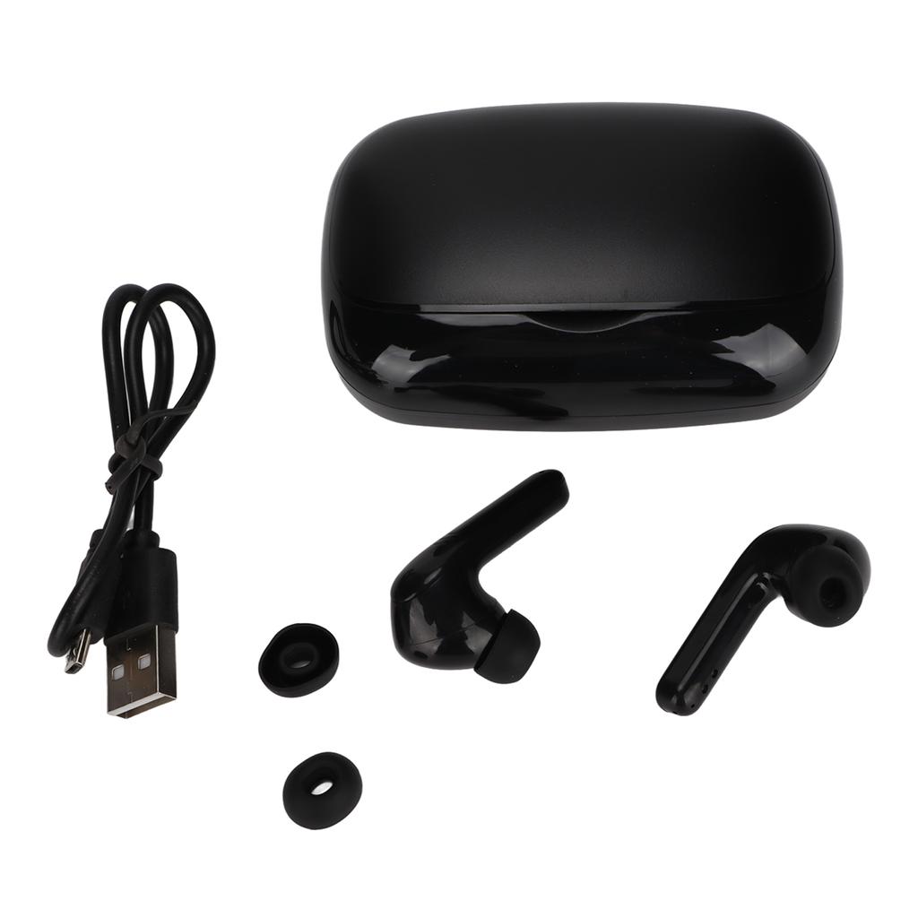 TG04 Wireless Earbuds Noise Cancelling Bluetooth Headphones with Charging Case and Replacement Earplugs