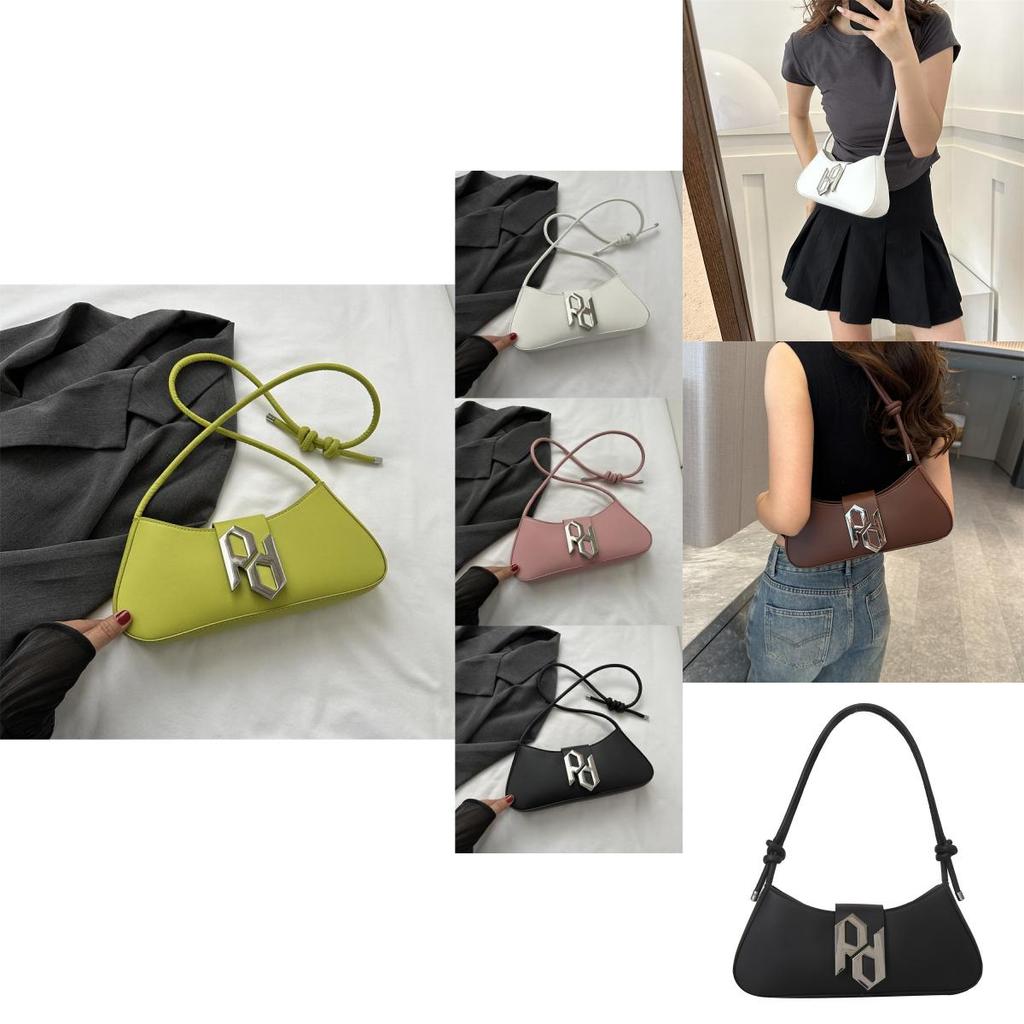 Stylish 2023 Pu Shoulder Bag Trendy Street Style Underarm Bag Popular Commuter Purse