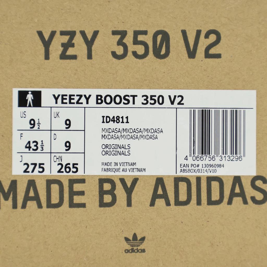 ID4811 adidas Yeezy Boost 350 V2 MX Dark Salt Grey Black Marble (Men's)