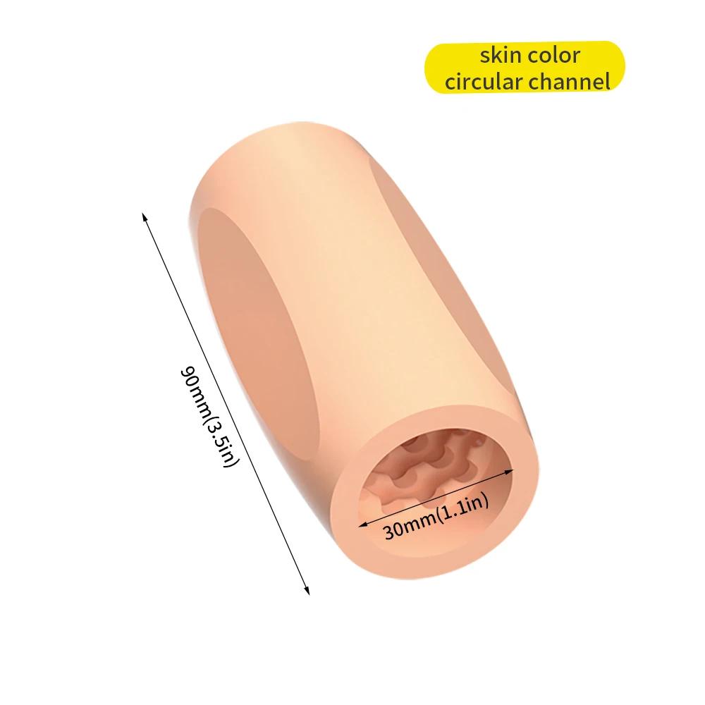 Male Cock Training Penis Sleeve Sex Toy for Men Masturbator Cup Penis Lasting Trainer Delay Exercise Adult Sex Shop Soft TPE