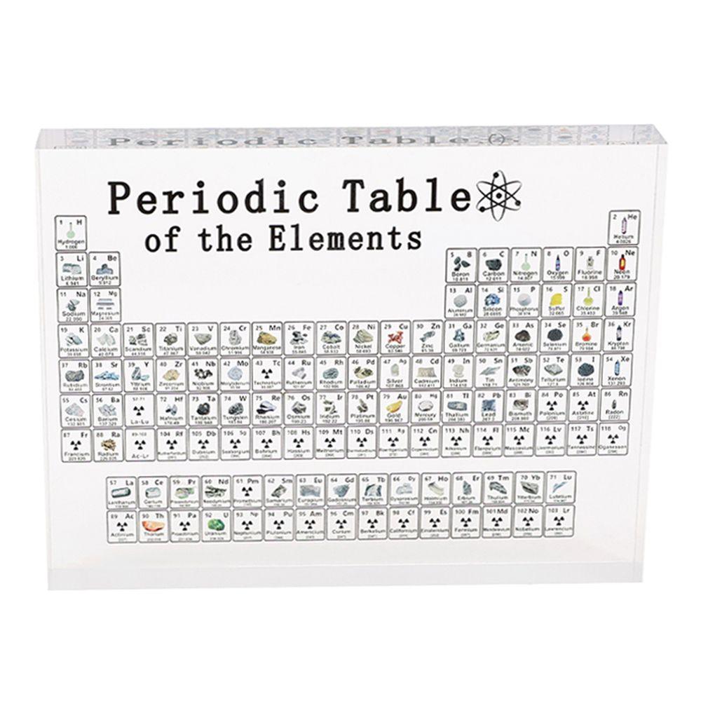 Kids Gifts School Home Decoration Periodic Display Board Periodic Table Chemical Element Display