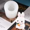 Cute Rabbit Silicone Mold Diy Fudge Baking Little White Rabbit Mousse Cake Mold
