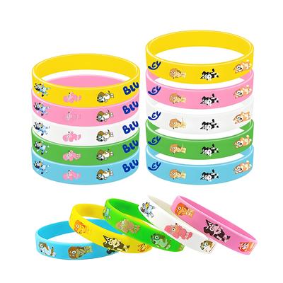Bluey Bingo Bracelet Toy Anime Peripheral Accessories Cartoon Sports Soft Rubber Wristband Gift For Children