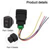 Fit For Isuzu V-Cross LED Lightbar Switch For Isuzu LED Background Indicator Lights Comes With Connector Wire Kit