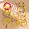 Europe and the United States hot-selling jewelry set Teachers' Day love apple letter soft pottery bracelet back to school stacked bracelet