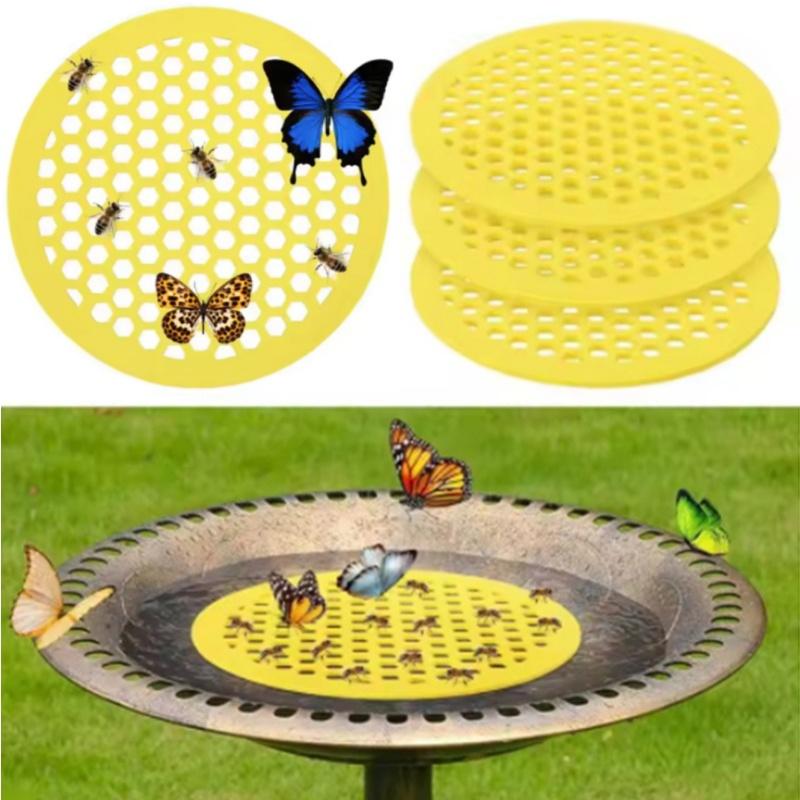 Floating Bee Island-Bee Waterer Bee Insect Drinking Tray Beekeeping Setups Luring Insect Waterer Island Tray For Outdoor Garden