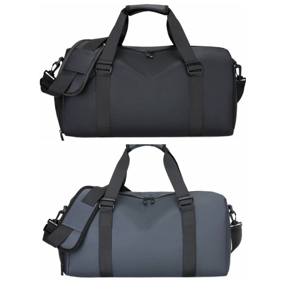 Solid Color Sports Fitness Bag Large Capacity Travel Tote Bag Portable Yoga Training Bag  Outdoor