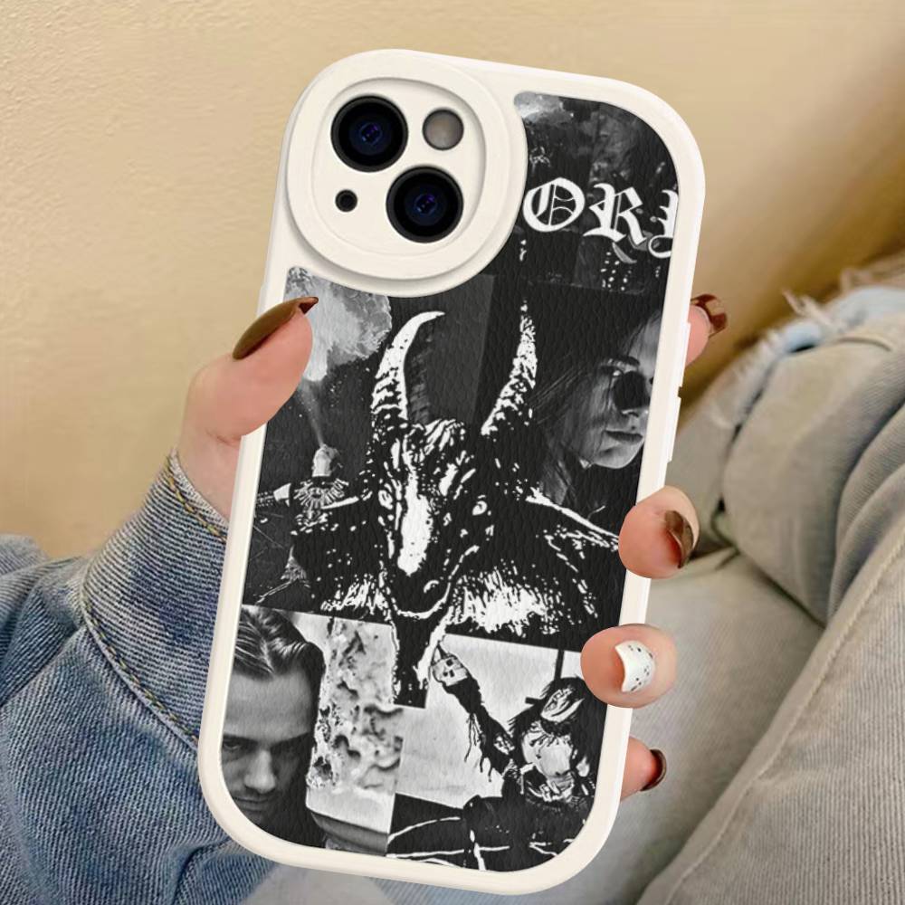 Bathory Quorthon Band Singer Leather Phone Case For IPhone 16 15 14 17 Pro Max 11 12 Mini Plus Soft Shell