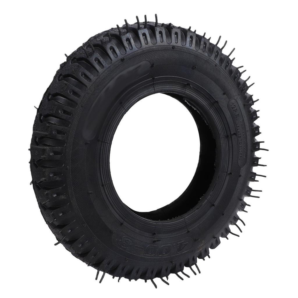 Pneumatico per Trattore 4.00-8 4 Teli Spesso Gomma Antiforatura per Spazzaneve Trattori con Cerchi da 8 pollici Capacità di Carico 120kg 40 PSI