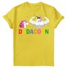Vatertag Unisex T-Shirt Lustiges Einhorn Dadacorn Daddy Gymer Dad Tee Top FD