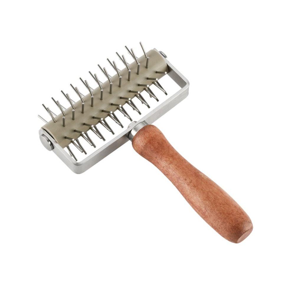 

Pie Homemade Stainless Steel Baking Tool Pizza Docker Wheel Dough Roller