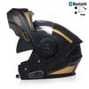 Bluetooth Motorcycle Full Face Helmet Men Women Safety Downhill Motocross Racing Modular Flip Up Helmet Casco Moto DOT Approved